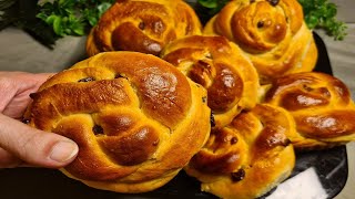 بريوش قطني خفيف كالريشة بمكونات بسيطة وبدون بيض أو حليب! أحلى من الأفران