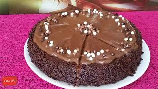 كيكة 2 بيضات بمكونات متوفرة في كل بيت، طعم رائع وشكل جذاب! 🍰🍫