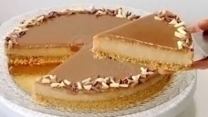 طورطة باردة في 10 دقائق: بدون فرن أو بيض، بثلاث مكونات أساسية فقط! 😍