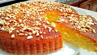 حضري أسرع وألذ بسبوسة بالليمون لعشاق الطعم الحامض!