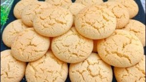 بسكويت يذوب في الفم! مكوناته بسيطة ولذيذ جداً 😍🍪🌟