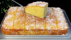 أسهل كيكة ليمون طرية في العالم 🍋✨
