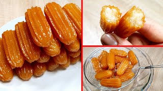 زلابية بلح الشام وسر قرمشتها